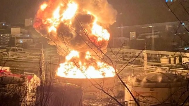 Tuapse oil refinery (Picture: X)